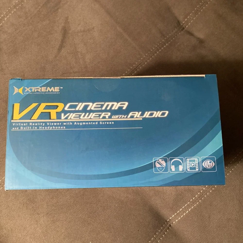 Xtreme Virtual Reality Cinema Viewer with Audio (Built-in Headphones)